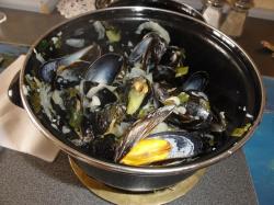 Mussels in white wine magimix