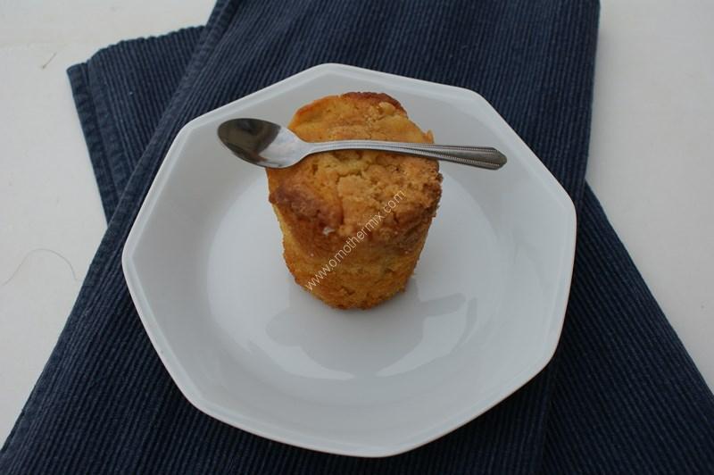 Large picture of apple crumble muffin thermomix