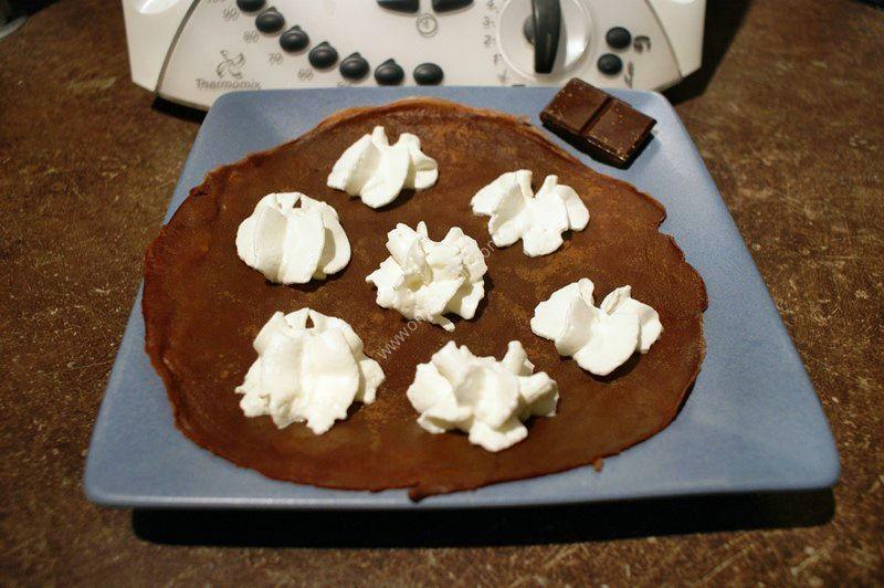 Large picture of chocolate pancakes thermomix