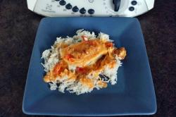 Medium picture of cod with tomato and chorizo sauce thermomix