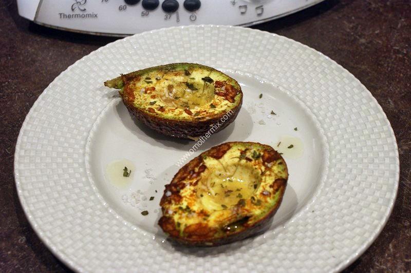Large picture of grilled avocado and its marinade thermomix