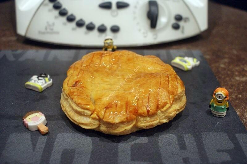 Large picture of individual apple and speculoos pithivier thermomix