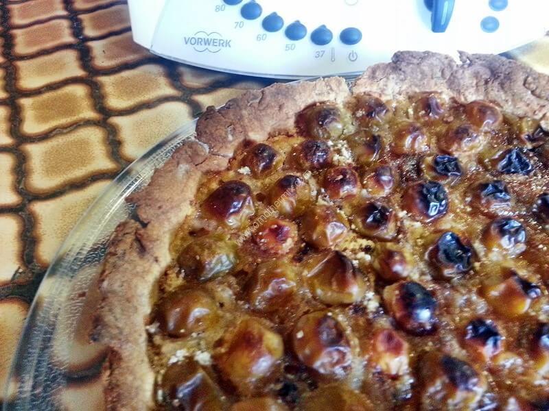 Large picture of mirabelle plum tart thermomix