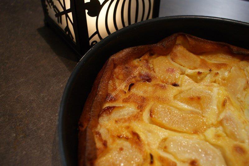 Large picture of peach clafoutis thermomix