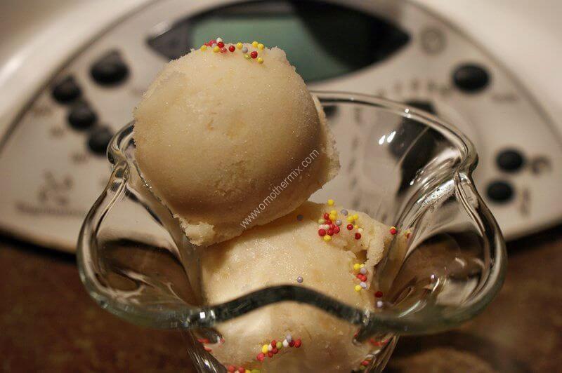 Large picture of pear sorbet thermomix