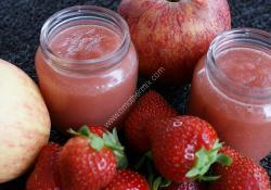 Strawberry and apple compote thermomix
