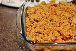 Strawberry crumble thermomix