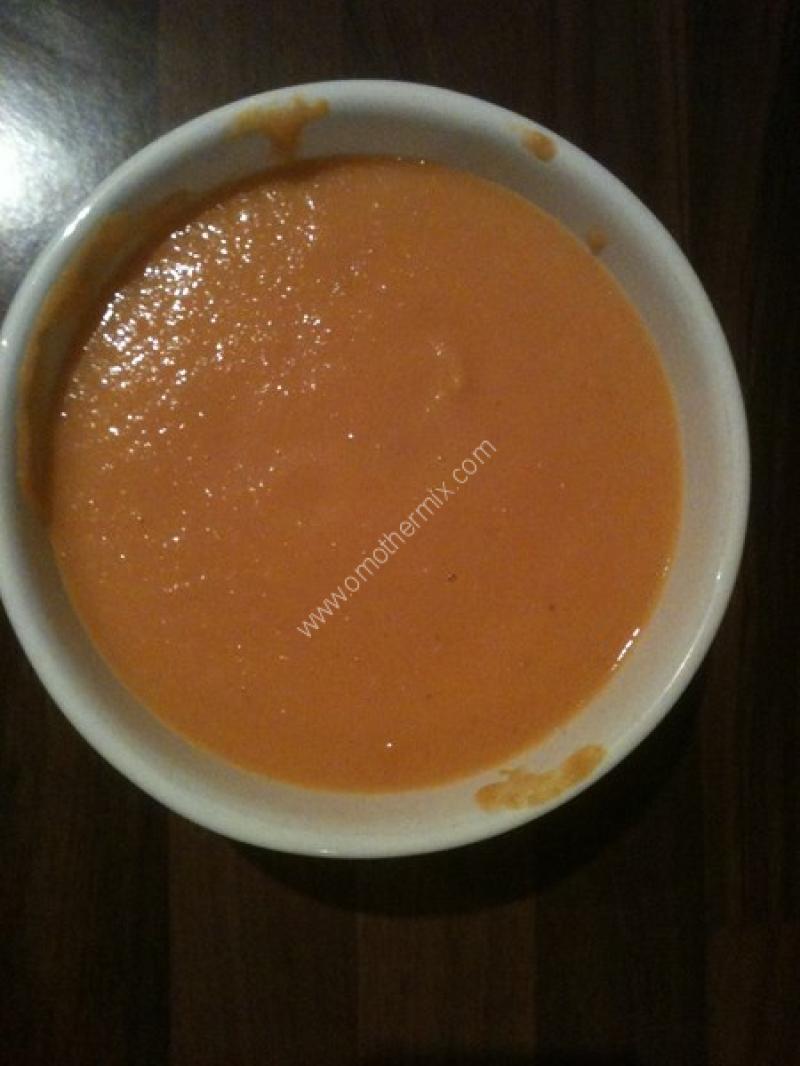 Imagen grande de sopa de zanahoria thermomix