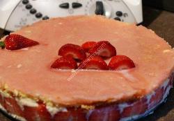Gâteau fraisier magimix