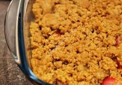 Crumble de fresas magimix