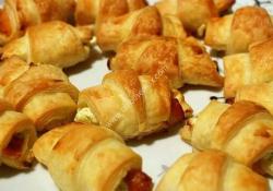 Mini croissants with smoked salmon and tartar magimix