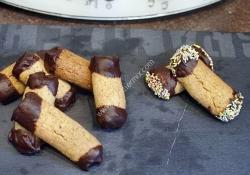 Chocolate and coffee mini logs thermomix