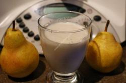 Pear vanilla milkshake thermomix