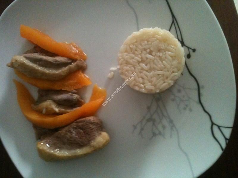 Imagen grande de pelucha de pato con melón y miel thermomix