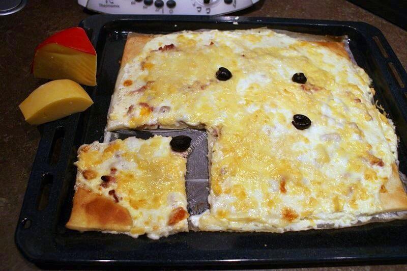 Image grande une pizza 4 fromages magimix