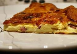 Quiche sans pâte aux lardons magimix