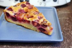 Image moyenne un clafoutis cerises thermomix