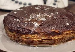 Gâteau de crêpes au chocolat thermomix