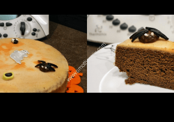 Gâteau d'Halloween chocolat orange thermomix