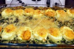 Image moyenne un gratin d'épinards à la florentine thermomix