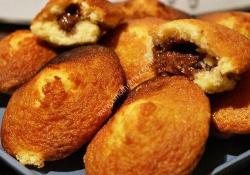 Madeleines coeur fondant au nutella thermomix
