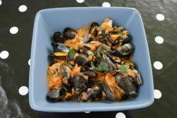 Moules à la provençale thermomix