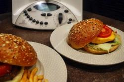 Pain hamburger thermomix