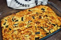 Image moyenne un pavé à la courgette et aux carottes rapées thermomix