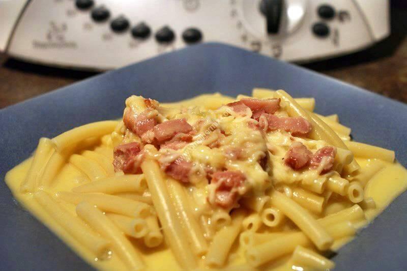 Image grande une sauce carbonara thermomix