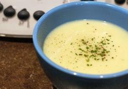 Soupe poireaux navets pommes de terre thermomix