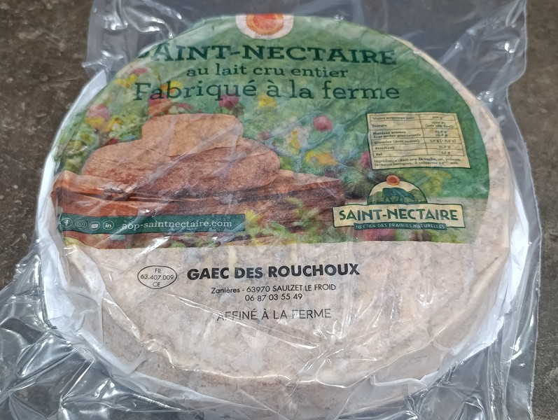 Le fromage conservé sous vide